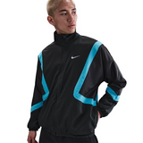 Men's Nike Icon Woven Basketball Jacket 'Black/Blue'