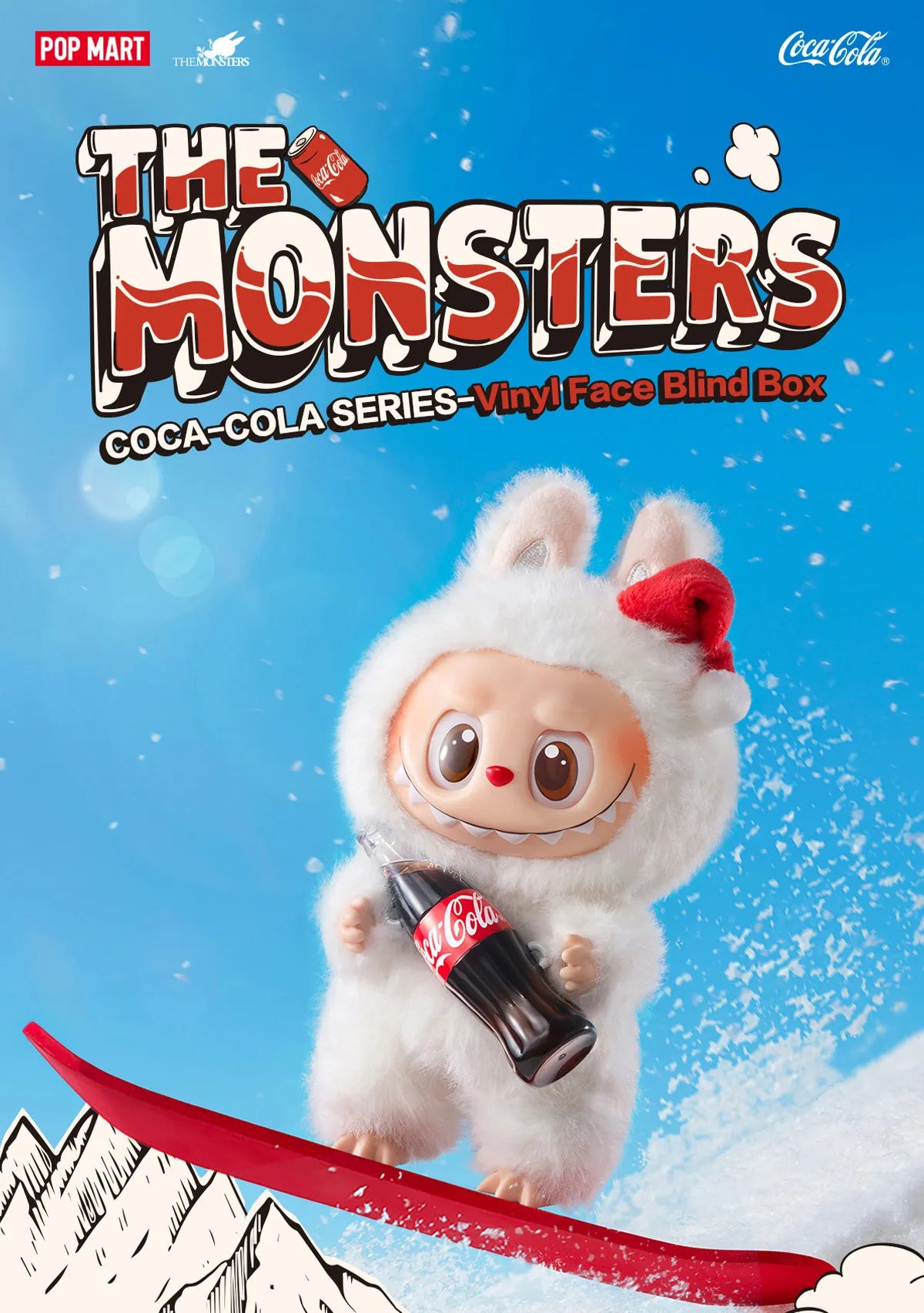 Pop Mart The Monsters Labubu Coca-Cola Vinyl Face Sealed Case (6 Pop Mart The Monsters Labubu Coca-Cola Vinyl Face Sealed Case (6