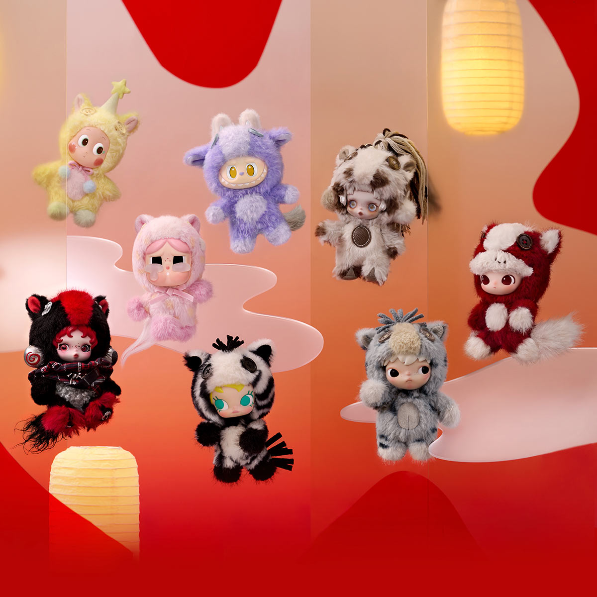 Pop Mart Have a Good Run Series Plush Pendant Blind Box