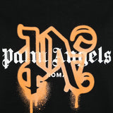 Palm Angels Las Vegas Sprayed Monogram T-Shirt 'Yellow'