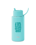 Frank Green x KIC Ceramic Reusable Bottle 1L / 34oz (Aqua)