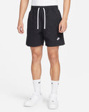 Men's Nike Sportswear Woven Lined Flow Shorts 'Black/White'