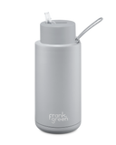 Frank Green Ceramic Reusable Bottle 1L / 34oz (Harbour Mist Grey)