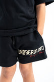 Kids Undrground Moving in Silence Shorts 'Black/ White’