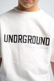 Kids Undrground Moving in Silence Tee 'Snow’