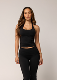 Levate Allure Hailey Halter Tank 'Black'