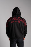 Undrground Hype Hoodie ‘Black/ Red’