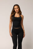 Levate Allure Hailey Halter Tank 'Black'