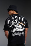 Geedup Duffle Bag Boys T-Shirt 'Black/White'