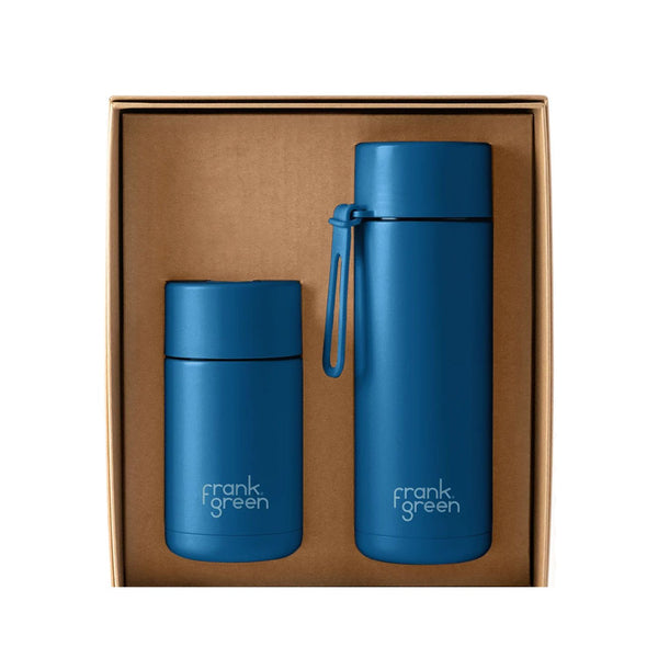 Frank Green The Essentials Gift Set Small (Deep Ocean Blue) – never miss