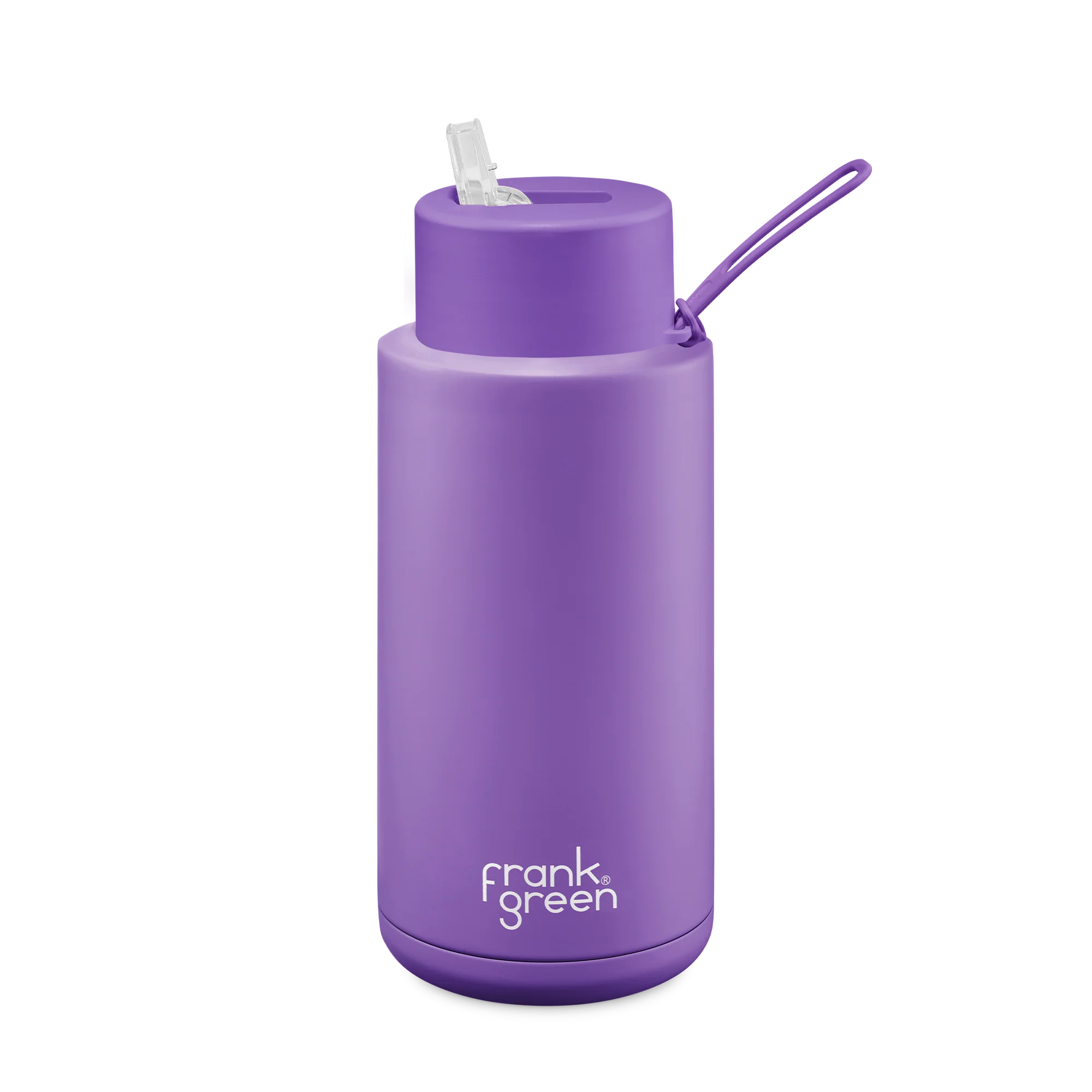 Frank Green Ceramic Reusable Bottle 1L / 34oz (Cosmic Purple)