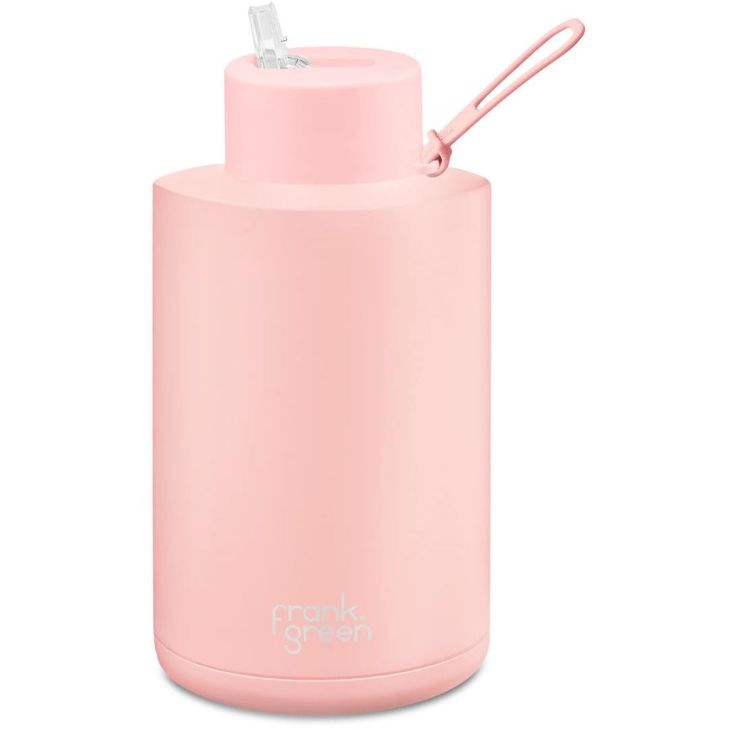 Frank Green Ceramic Reusable Bottle 2L / 68oz (Blushed Pink)