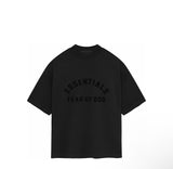 Fear of God Essentials Heavy Jersey Crewneck Tee 'Jet Black'