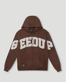 Geedup Team Logo Hoodie 'Brown White'