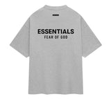 Fear of God Essentials Jersey Crewneck Tee 'Light Heather'