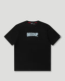 Geedup PFK Script T-Shirt 'Black/Blue'