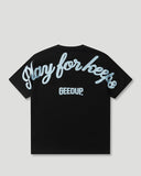 Geedup PFK Script T-Shirt 'Black/Blue'