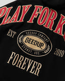 Geedup PFK Company Hoodie 'Black/Red/Cream'