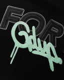 Geedup PFK Handstyle Hoodie 'Black/Pastel Mint'