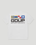 Geedup Sportsman Flag T-Shirt White