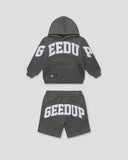 Geedup Kids Team Logo Tracksuit Set (Asphalt Grey)