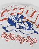Geedup Duffle Bag Boys T-Shirt 'White/Red/Blue'