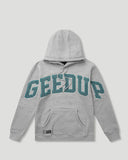 Geedup Team Logo Hoodie 'Grey Aqua'