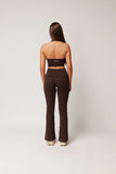 LEVATE ALLURE FOLD OVER FLARES - ESPRESSO
