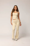 LEVATE ALLURE FOLD OVER FLARES - BONE