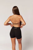 LEVATE REFINE RAYA CROP - BLACK