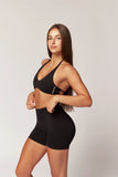 LEVATE REFINE RAYA CROP - BLACK