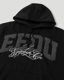 Geedup Team Logo Cursive Hoodie 'Black/Grey’