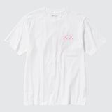 Kaws x Uniqlo UT Short Sleeve Graphic Tee 'White/Pink'