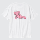 Kaws x Uniqlo UT Short Sleeve Graphic Tee 'White/Pink'