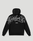 Geedup Cursive Logo Hoodie 'Black/ White’