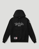 Geedup Cursive Logo Hoodie 'Black/ White’