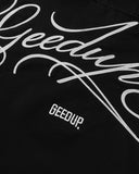Geedup Cursive Logo Hoodie 'Black/ White’