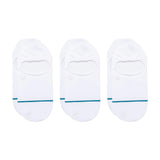 Stance Icon No Show Socks 3 Pack - White