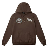 Geedup Proud To Be A Problem Hoodie 'Brown/Light Blue'