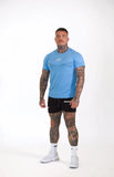 RON RAPTOR “AIR TECH” T-SHIRT - OCEAN BLUE