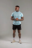 RON RAPTOR “AIR TECH” MINIMAL TEE - LIGHT BLUE