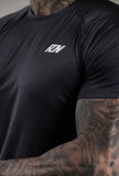 RON RAPTOR “AIR TECH” MINIMAL TEE - SILK BLACK