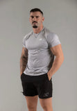RON RAPTOR “AIR TECH” MINIMAL TEE - LIGHT GREY