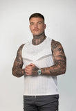 RON RAPTOR “AIR TECH” SINGLET - WHITE REFLECTIVE LOGO
