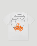 Geedup PFK Graff Tee 'White Orange'