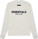 Fear Of God Essentials Long Sleeve Tee 'Light Oatmeal'