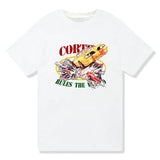 Corteiz Rule the World Tee 'White Orange'