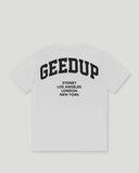 Geedup Cities Tee 'White Black'