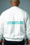 Undrground Relaxed Fit Crew ‘White/Tiffany’