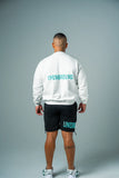 Undrground Relaxed Fit Crew ‘White/Tiffany’